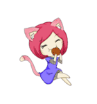 Catty the cute cat（個別スタンプ：25）