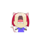 Catty the cute cat（個別スタンプ：27）