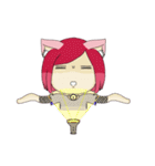 Catty the cute cat（個別スタンプ：28）