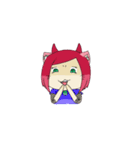 Catty the cute cat（個別スタンプ：32）