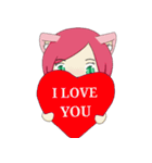 Catty the cute cat（個別スタンプ：33）