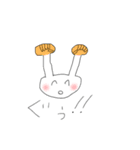 かわいらしいうさちゃん（個別スタンプ：6）