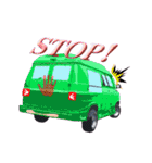ゆるバン かわいいvanデザイン 車スタンプ（個別スタンプ：5）