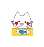 らぶにゃんこ（個別スタンプ：18）