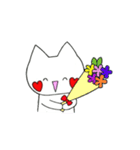 らぶにゃんこ（個別スタンプ：40）