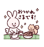 ゆるふわうさぎのスタンプ（個別スタンプ：6）