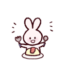 ゆるふわうさぎのスタンプ（個別スタンプ：21）
