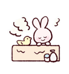 ゆるふわうさぎのスタンプ（個別スタンプ：22）