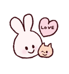 ゆるふわうさぎのスタンプ（個別スタンプ：26）