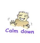 Golden boy and Friends - English version（個別スタンプ：24）