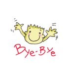 Golden boy and Friends - English version（個別スタンプ：38）