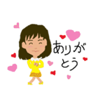 おきらく女子（個別スタンプ：5）