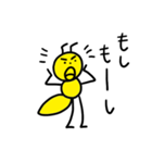 黄色い蟻2（個別スタンプ：3）