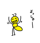 黄色い蟻2（個別スタンプ：18）