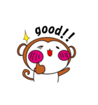ゆるっとおさる（個別スタンプ：17）