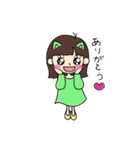 陽気な彼女（個別スタンプ：7）