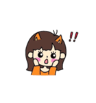 陽気な彼女（個別スタンプ：13）