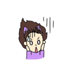 陽気な彼女（個別スタンプ：14）