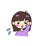 陽気な彼女（個別スタンプ：17）