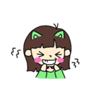 陽気な彼女（個別スタンプ：19）