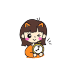 陽気な彼女（個別スタンプ：21）