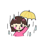 陽気な彼女（個別スタンプ：24）