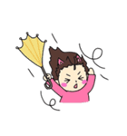 陽気な彼女（個別スタンプ：25）