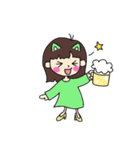 陽気な彼女（個別スタンプ：27）