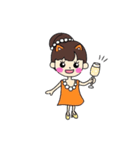 陽気な彼女（個別スタンプ：28）