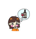 陽気な彼女（個別スタンプ：33）