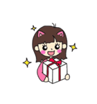 陽気な彼女（個別スタンプ：38）