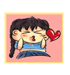 Chubby little girl（個別スタンプ：35）