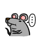 Daylife of a fountain pen mouse（個別スタンプ：2）