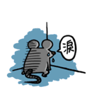 Daylife of a fountain pen mouse（個別スタンプ：10）