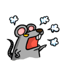 Daylife of a fountain pen mouse（個別スタンプ：13）