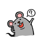 Daylife of a fountain pen mouse（個別スタンプ：18）