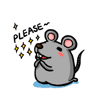 Daylife of a fountain pen mouse（個別スタンプ：21）