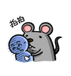 Daylife of a fountain pen mouse（個別スタンプ：24）