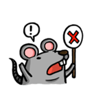 Daylife of a fountain pen mouse（個別スタンプ：27）
