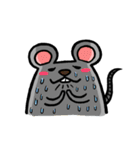 Daylife of a fountain pen mouse（個別スタンプ：31）