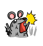 Daylife of a fountain pen mouse（個別スタンプ：32）