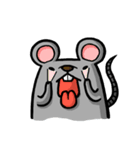 Daylife of a fountain pen mouse（個別スタンプ：35）