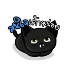 Black cat's just a black cat（個別スタンプ：34）