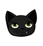 Black cat's just a black cat（個別スタンプ：37）