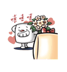 Mr, Happy Tofu（個別スタンプ：27）