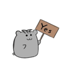 灰君の日常（個別スタンプ：5）