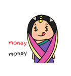 Mira indian girl（個別スタンプ：32）