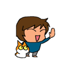おばさんと猫 ～時々阿波弁～（個別スタンプ：25）