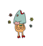 Mr.Medjed ＆ Mr.Fish（個別スタンプ：4）