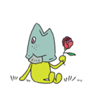 Mr.Medjed ＆ Mr.Fish（個別スタンプ：9）